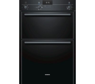 SIEMENS iQ100 HB13MB621B Electric Double Oven - Black